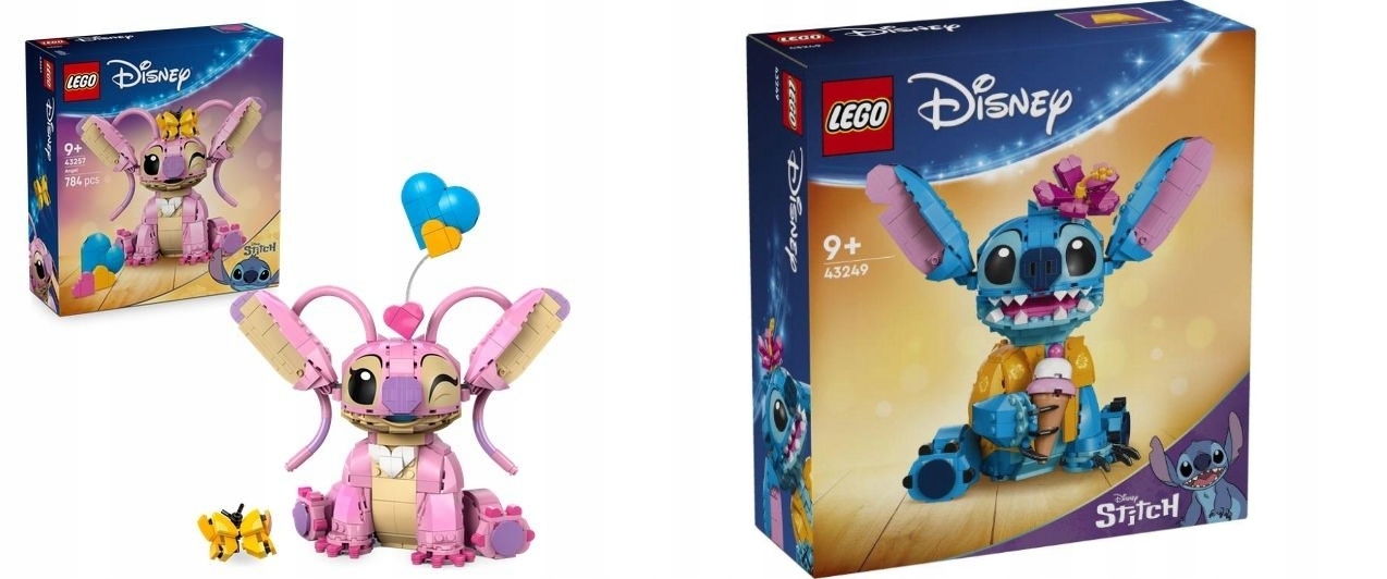 2V1 Lego Classic Stitch 43249 Lego Disney Classic 43257 Andzia A 9+