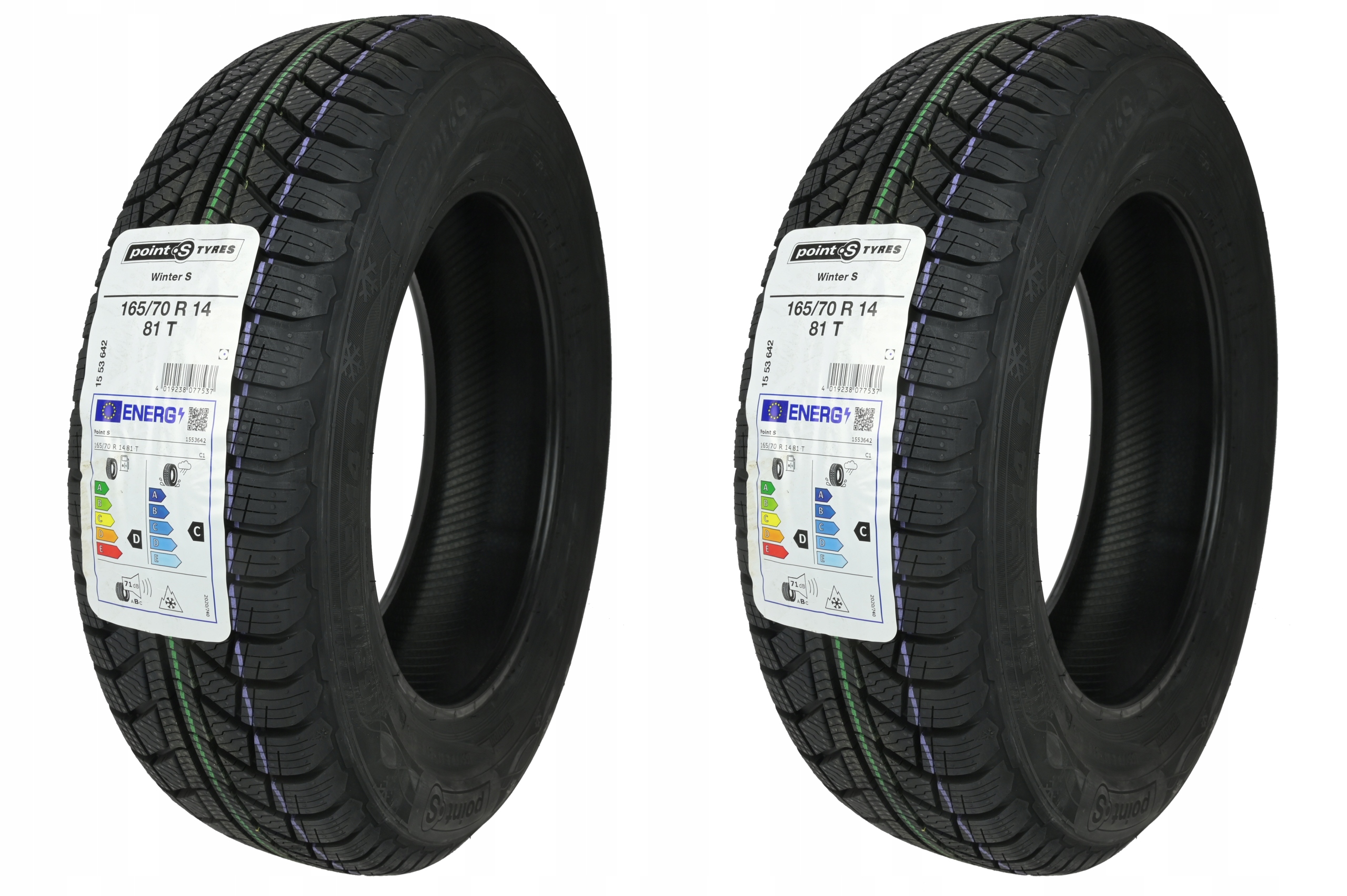 

2 x 165/70R14 81T Winter S Point S Tyres Zima