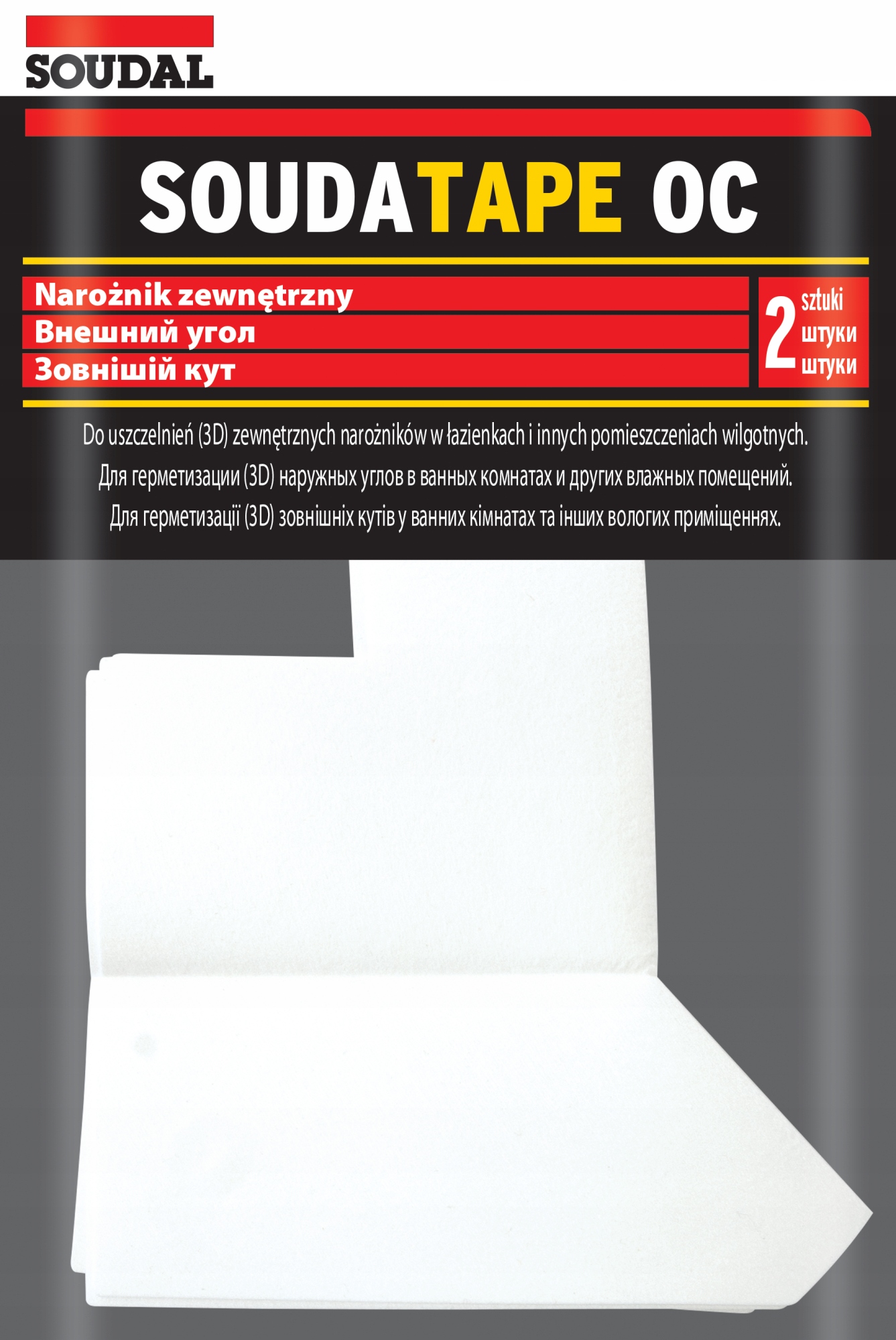 

Uszczelniający Narożnik Zewn Do Hydroizolacji 2SZT