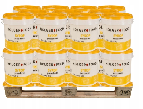 Syrop pokarm dla pszczół bez rabunkowy Holger Food wiadr 22x15kg