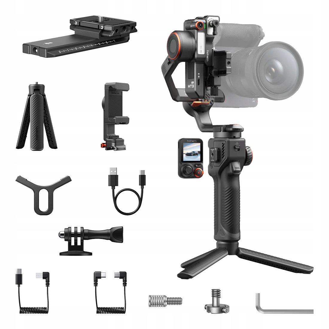 Hohem iSteady MT3 Pro stabilizatator do aparatu telefonu gimbal Ai do 2,5kg