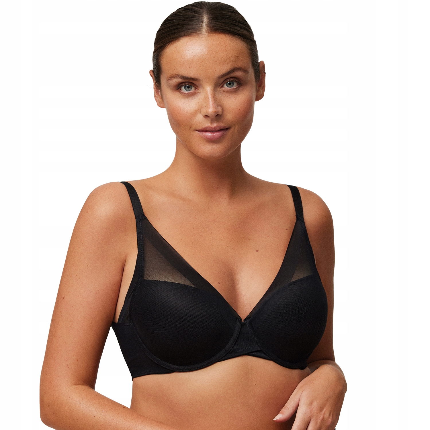 Ysabel Mora 10050 černá Vyztužená podprsenka 80C