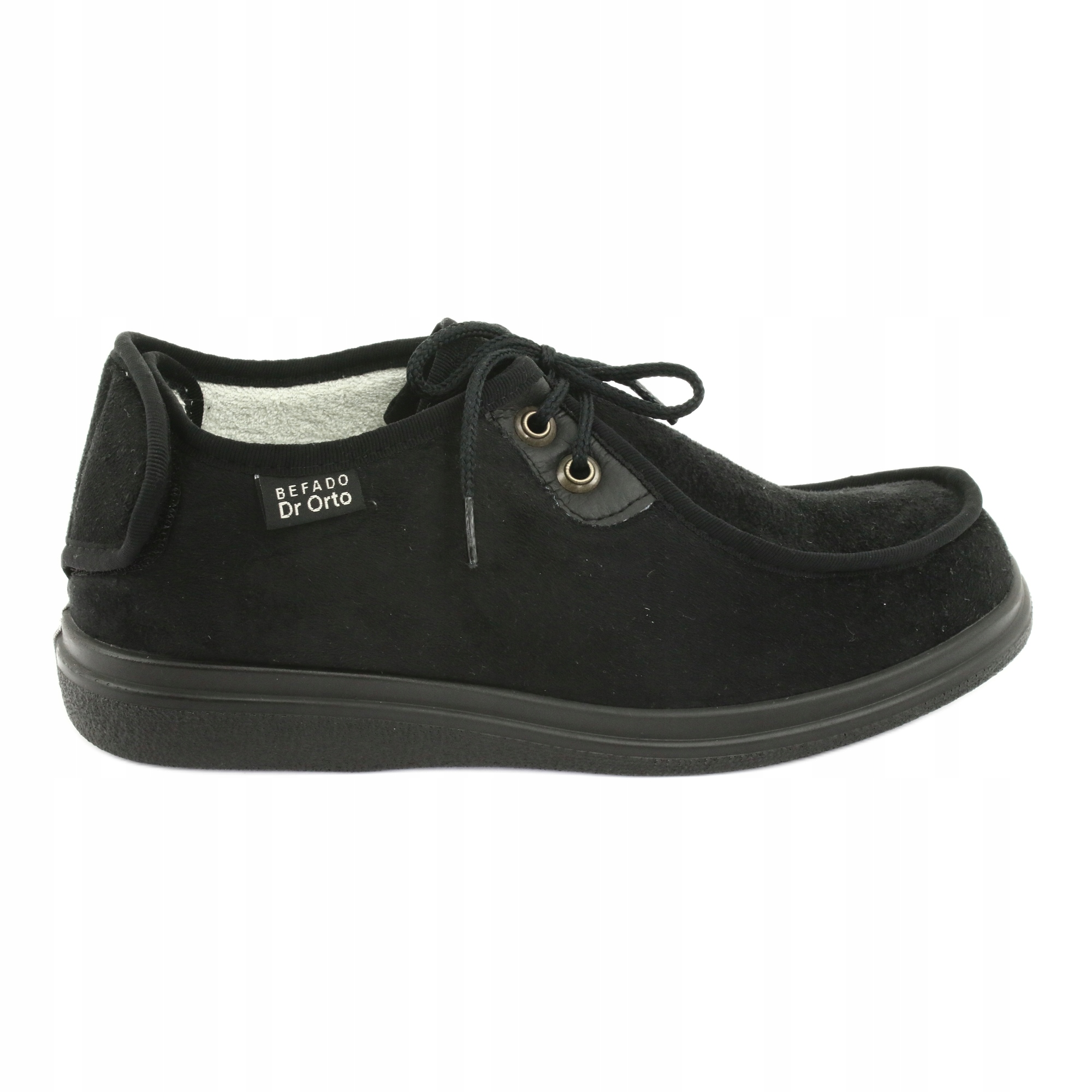 

Czarne Tkanina Buty Kobiety Kapcie Befado r.39