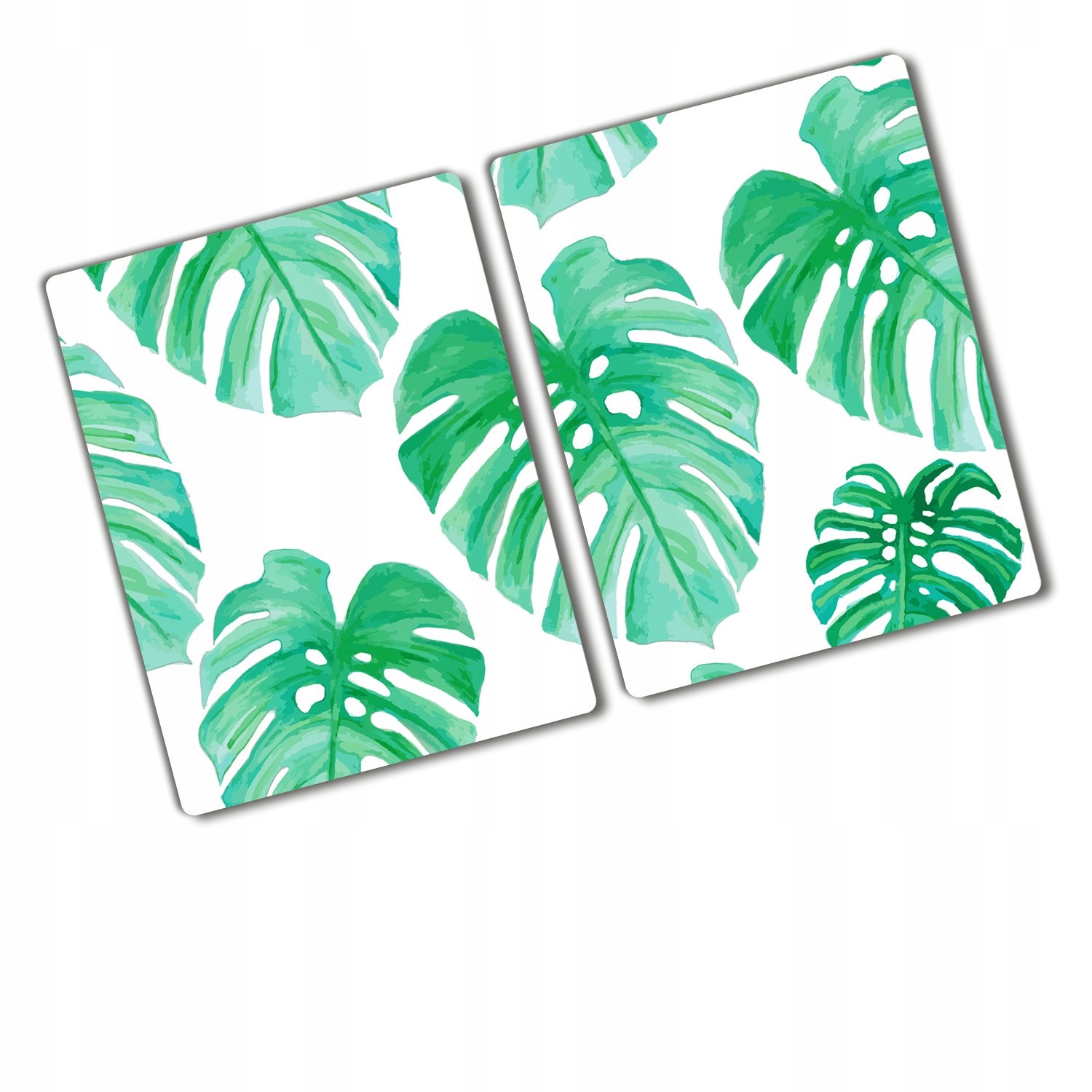 

Szklana płyta do kuchni Monstera Kwiaty