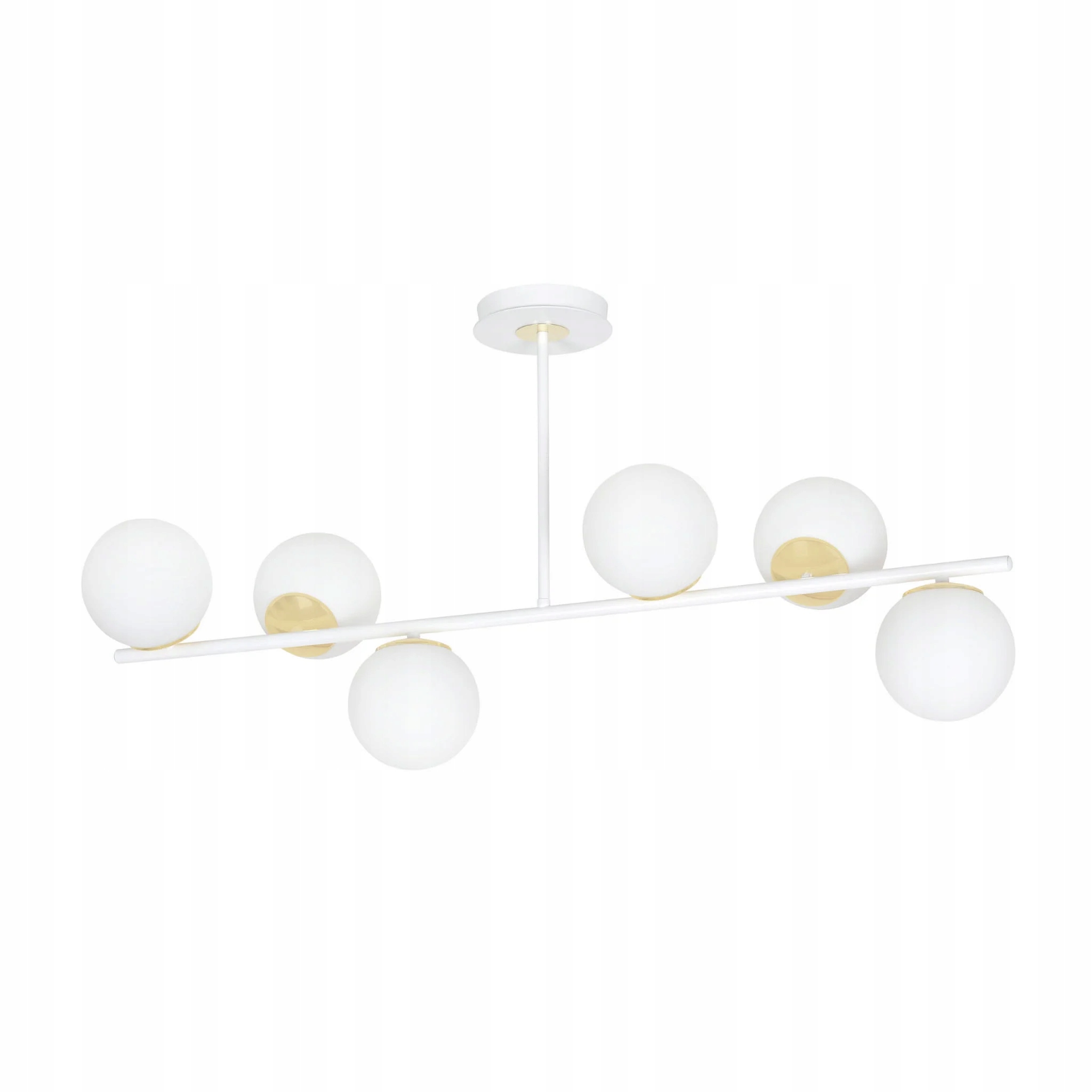 Stropná lampa Emibig Floki 6xE14 White-Gold Design Moderný