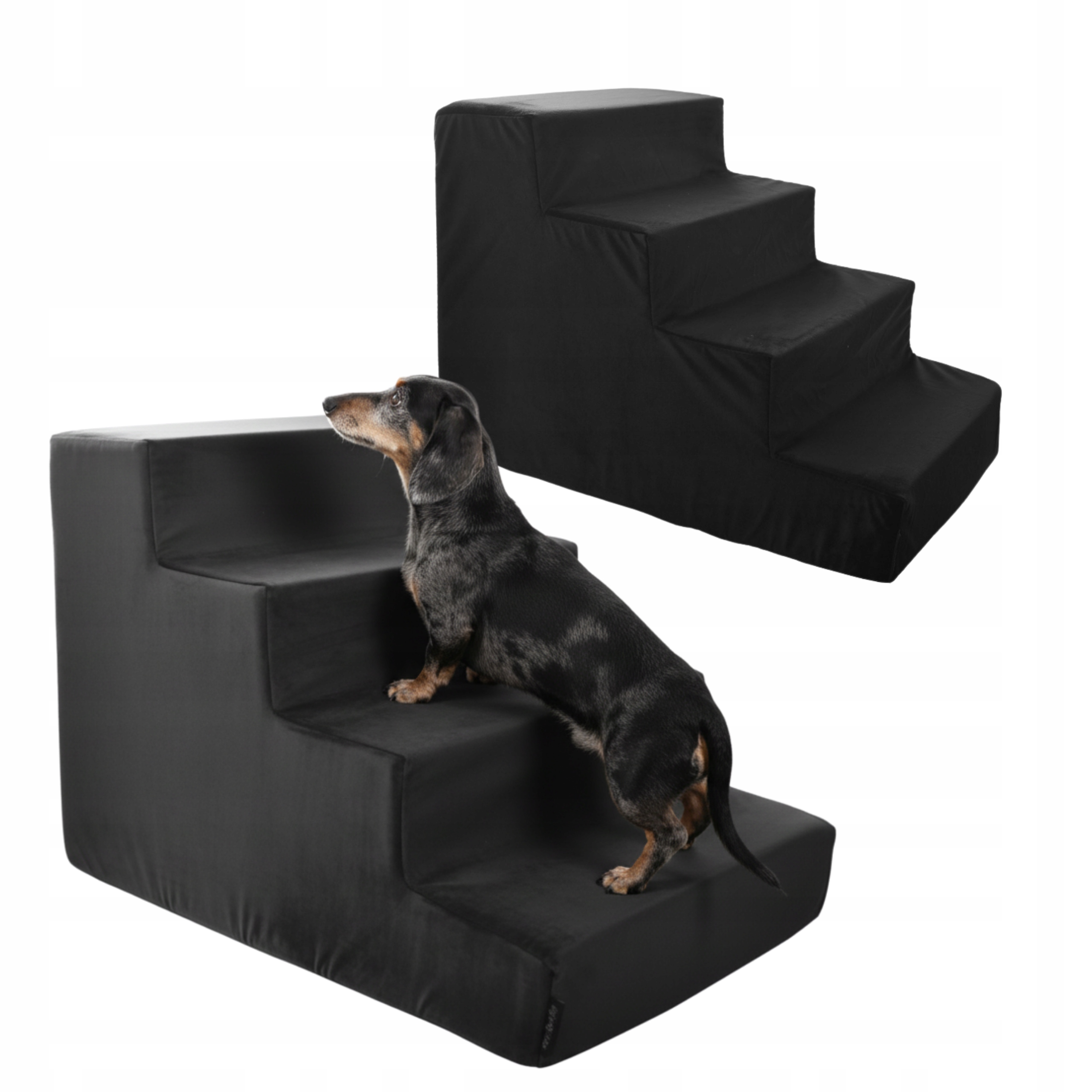 Schodky Rampa Plošina Pro Psa Kočku 4 stupně Protiskluzové 40 cm Schody