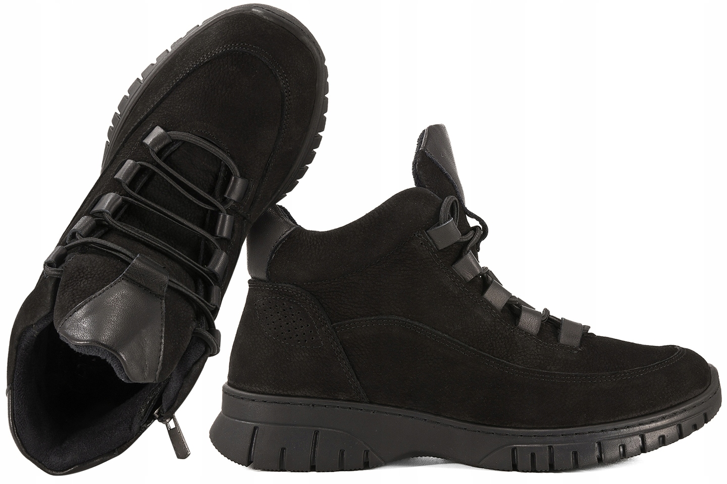 Ravini 25604 Kožené Boty Dámské Kotníkové Boty Traperky Kožené Nubuk 37 Ča