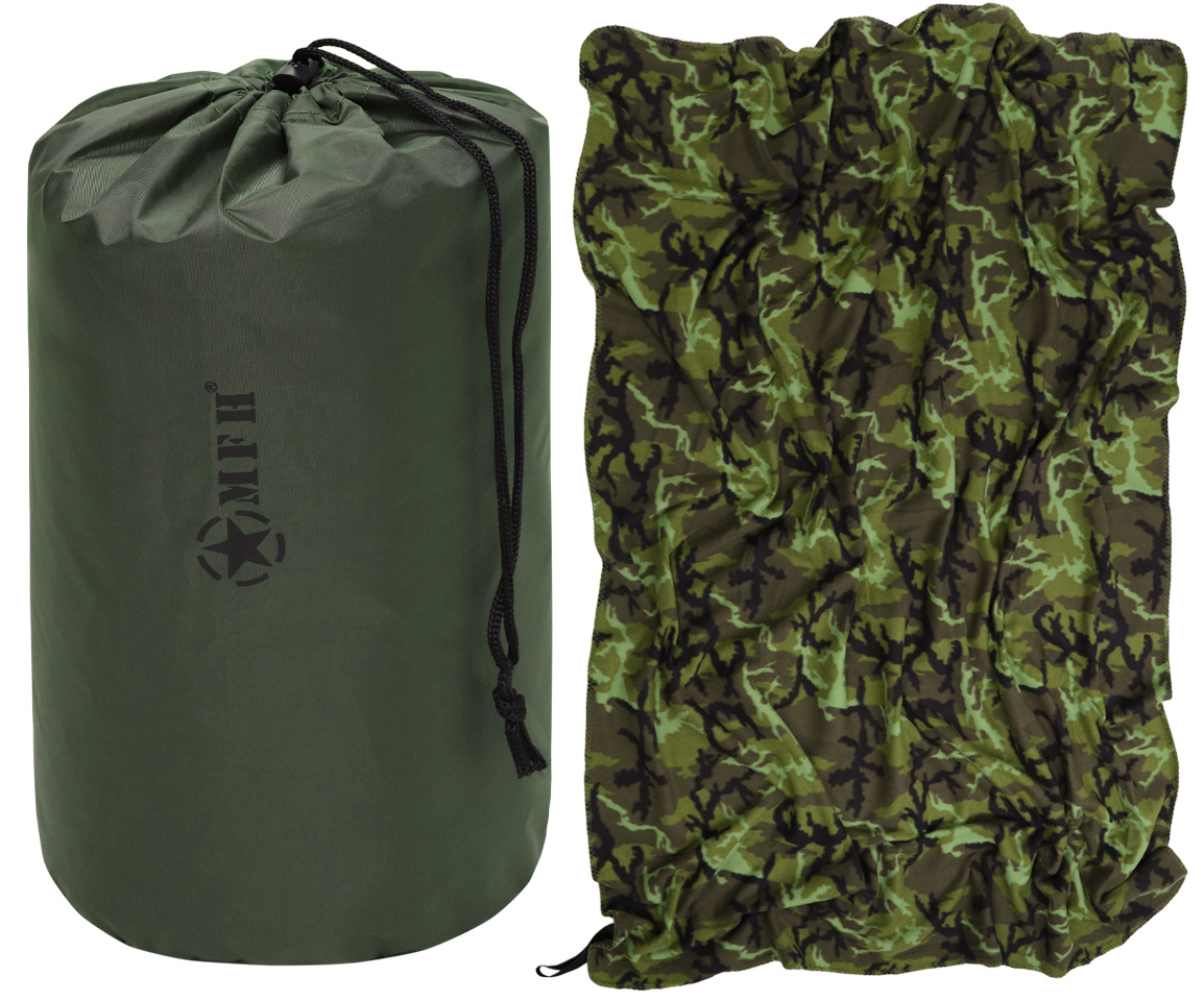 Koc polarowy polar 200x150 cm Mfh Fleece Blanket M95 Czeskie Moro Camo