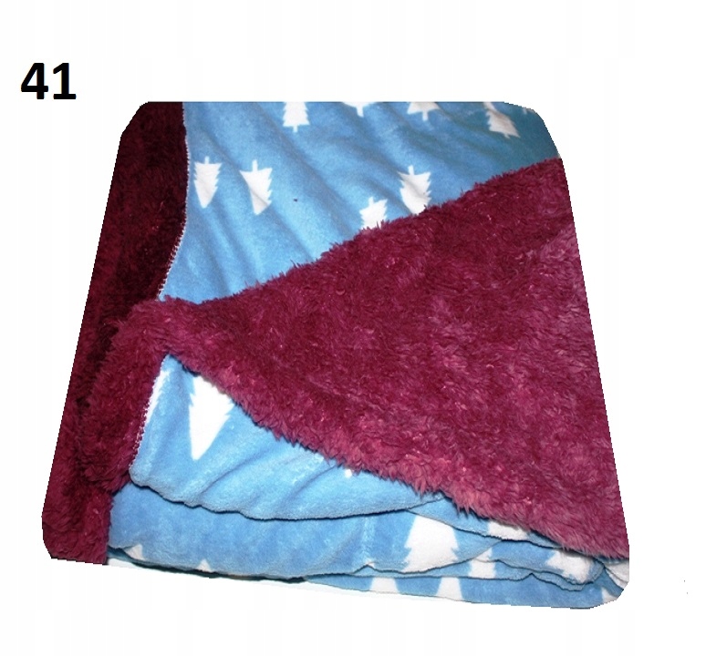 KOC baranek miś dwustronny 150X200 plusz Kapa pled Marka inna