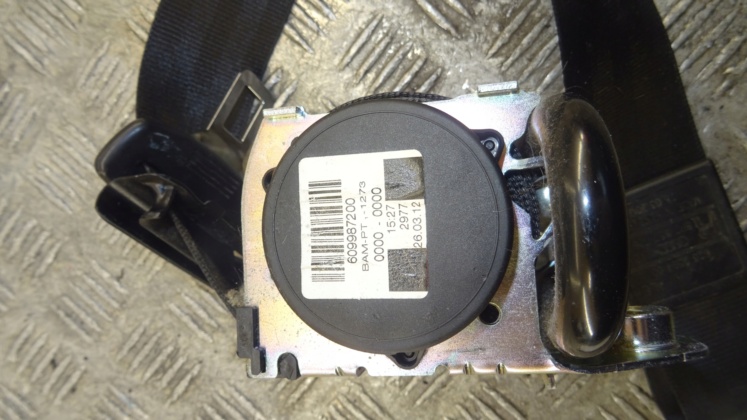 tension belt right front AUDI A3 8P CABRIO 8P7857706E