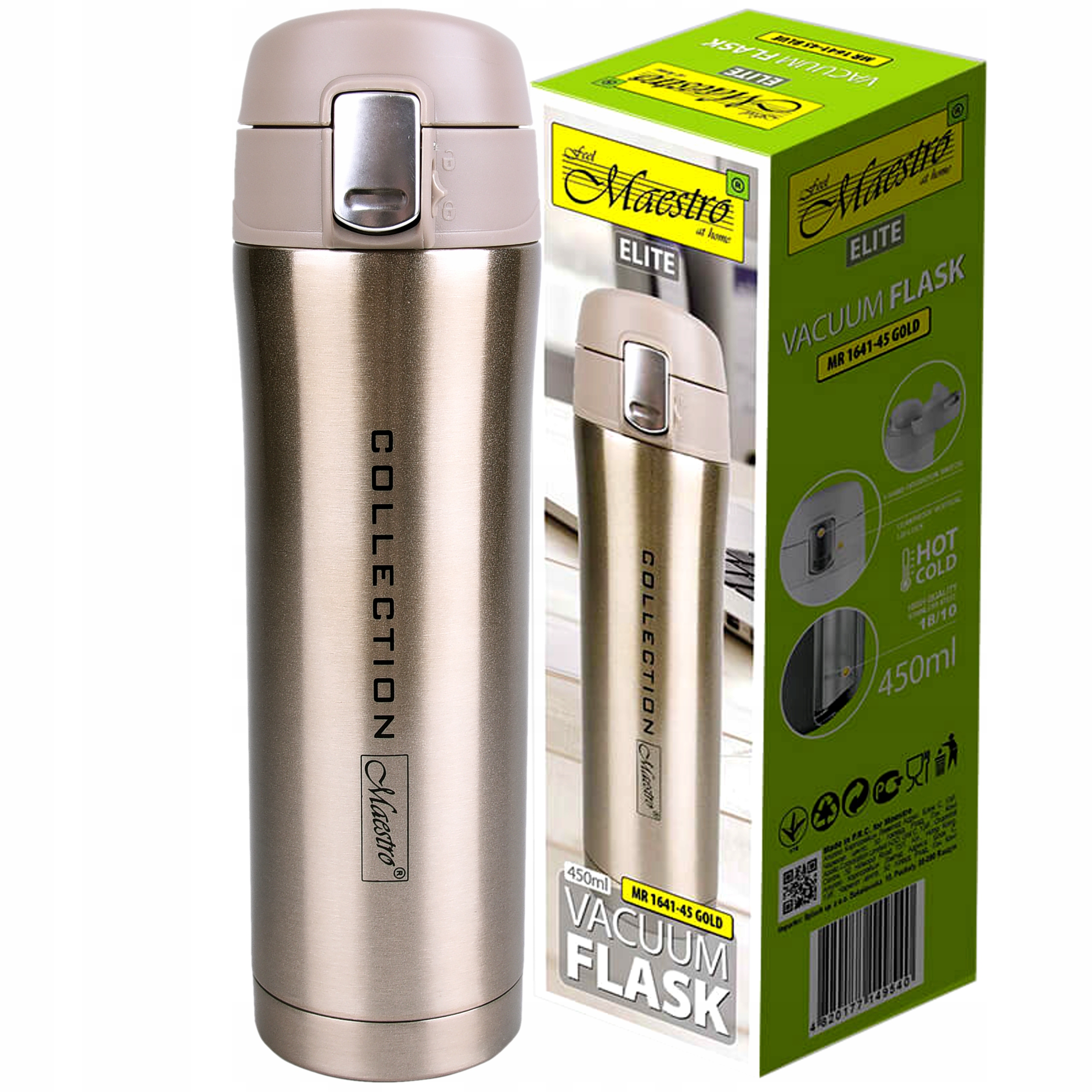 

Kubek Termiczny Termos Bidon Stal 450ml