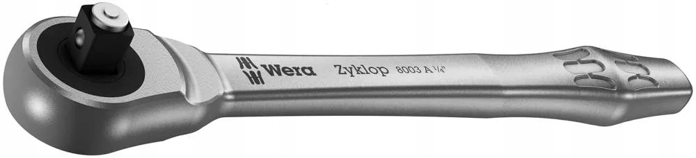 Grzechotka przetyk.ZYKLOPmetal push 1/4" Wera Marka Wera