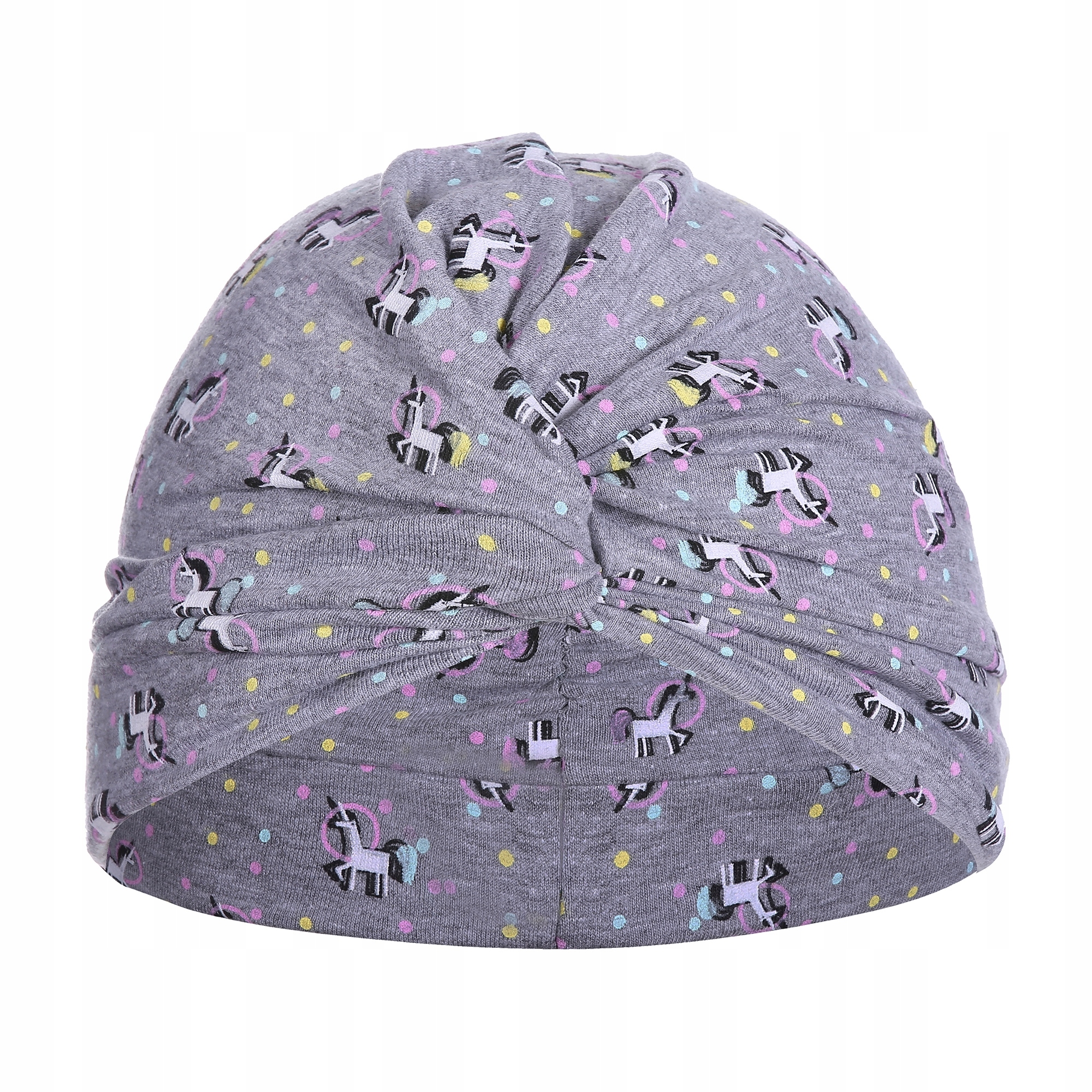 

Czapka Bawełniana Dziewczęca Turban Wiosna Lato