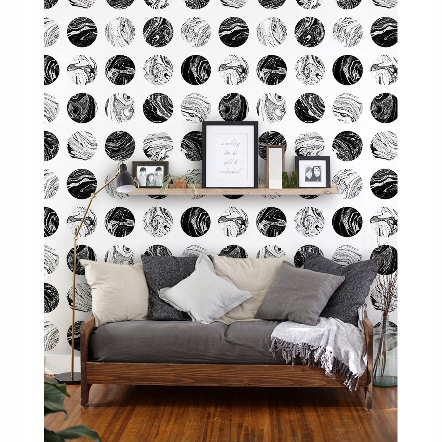 

Flizelinowa tapeta Wzór księżycowy 152x104 + klej