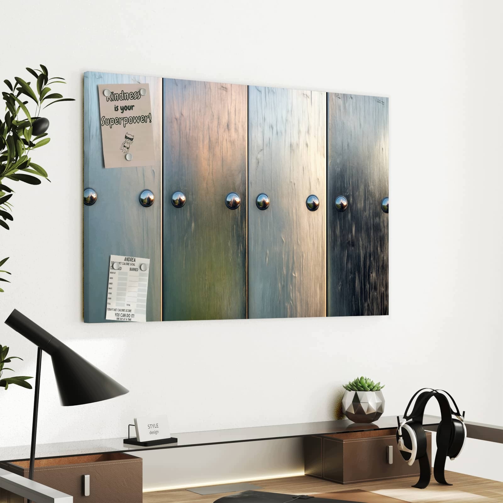 Magnetická tabule Kovové Panely 60 × 40 cm