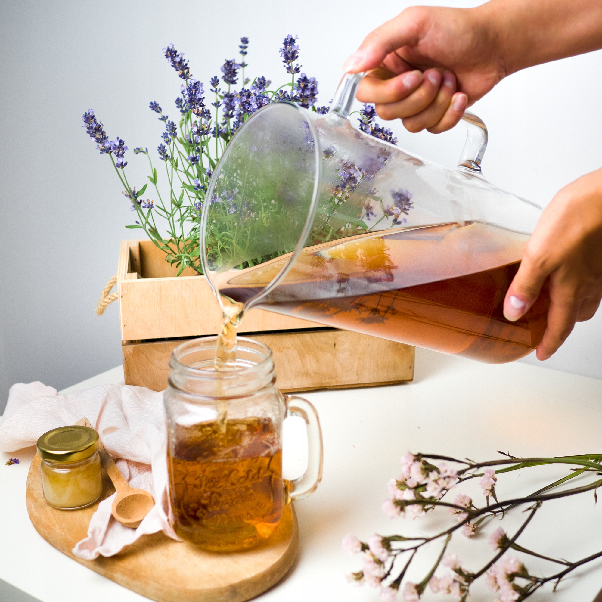 Szklany dzbanek na napoje Wessper D2 Borosilicate 3,3l karafka do lemoniady Marka Wessper