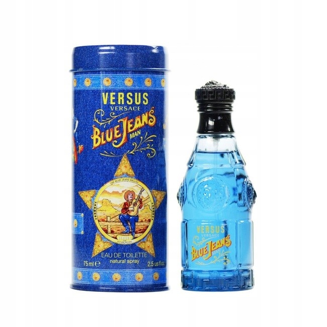 Pánská Toaletní Voda Versace Blue Jeans Edt Citrusová 75 ml