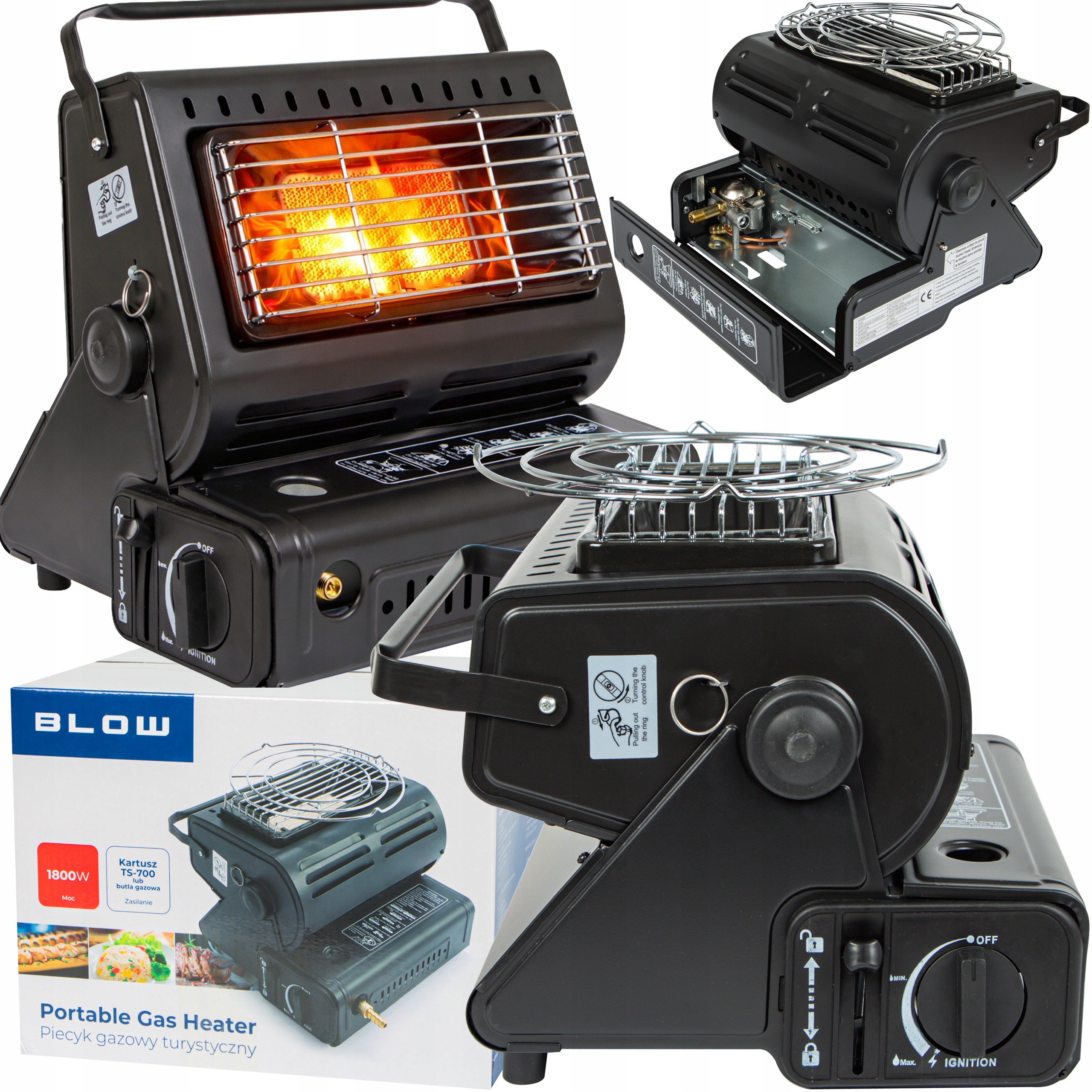 Plynová Kamna Turistický Zářič Vařič Na Kartuš Bivak Pod Stan