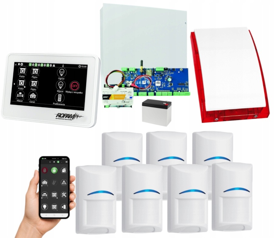 Ropam Neo System Alarmowy Wifi App 7 Czujek Bosch