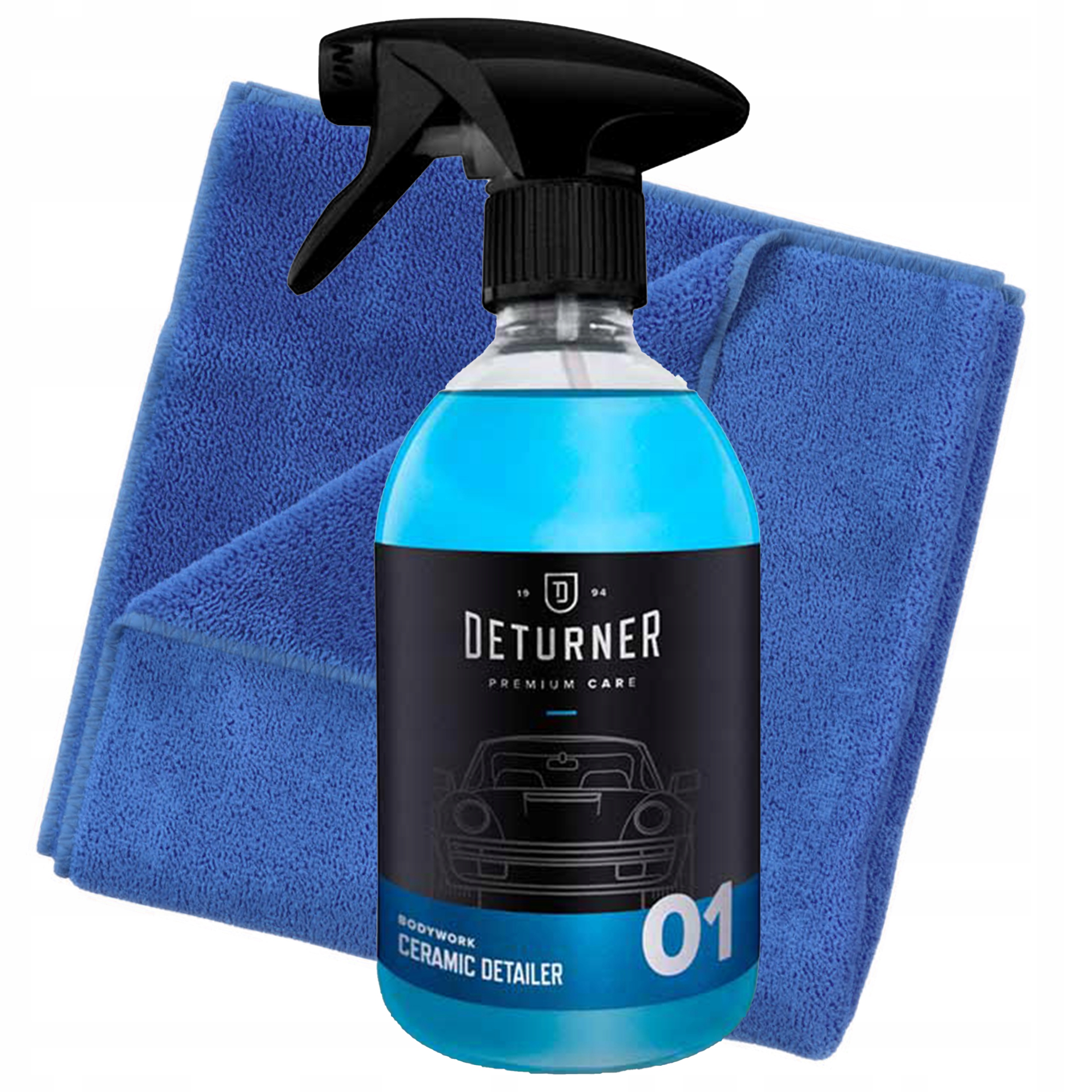 DETURNER Ceramic Detailer 500ml Quick Detailer SiO2 szklisty lakier QD