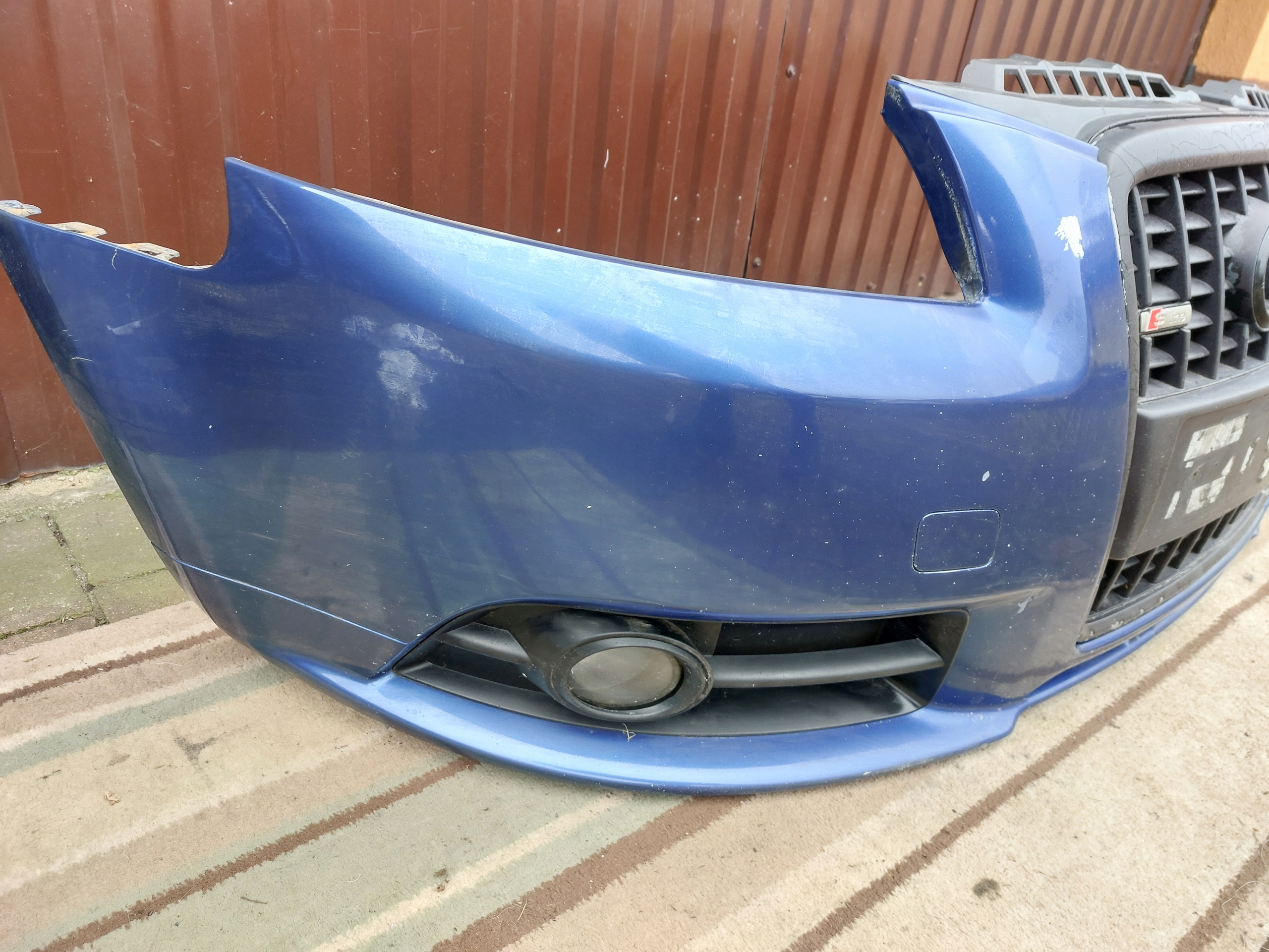 bumper front AUDI A3 8P 05-08r S-LINE blue