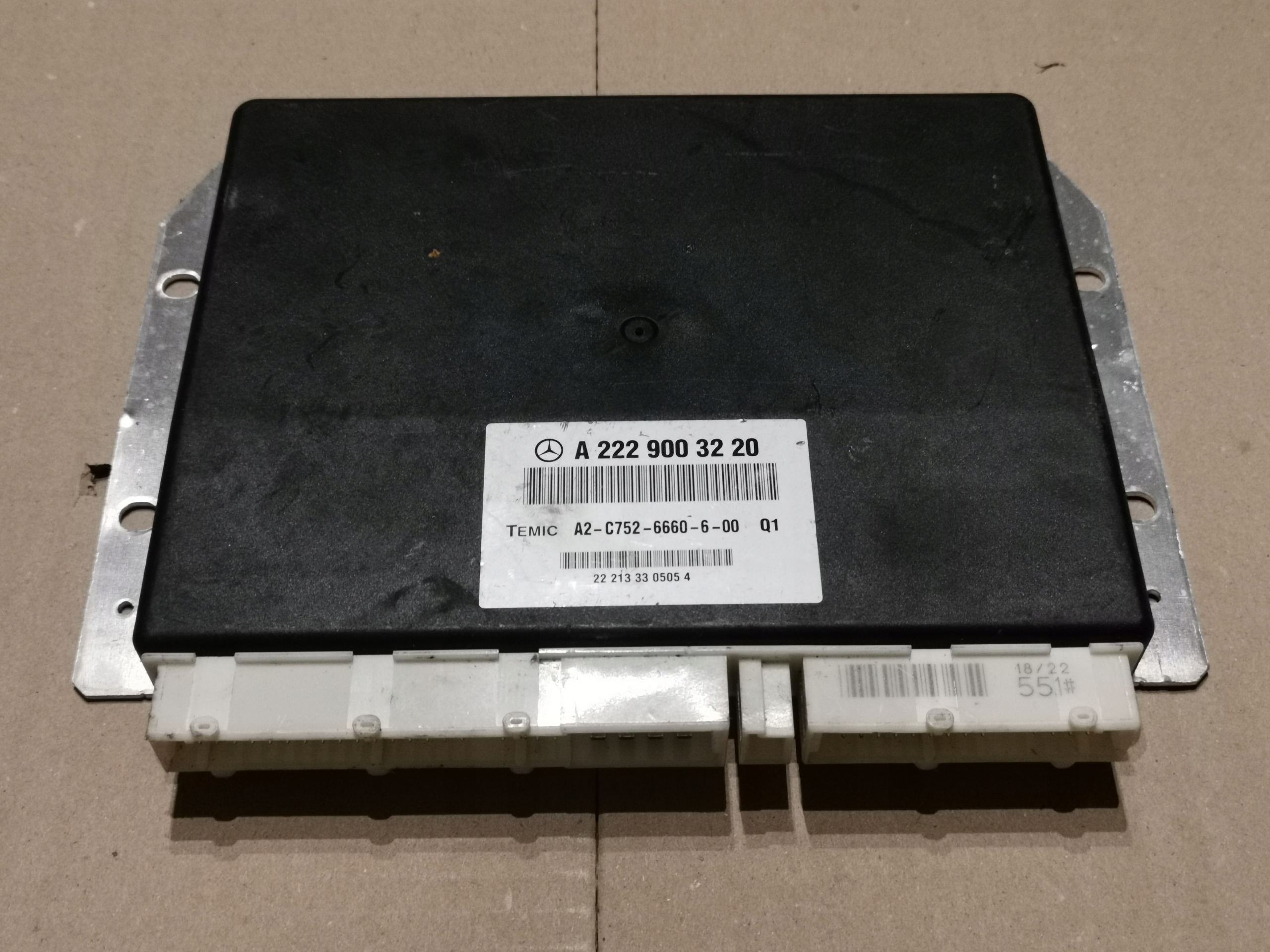 MODUŁ STEROWNIK AIRMATIC MERCEDES W222 S KLASA A2229003220 W205 W213