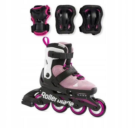Kolečkové Brusle na dětské brusle Rollerblade Microblade Pink Combo 36,5-40,5