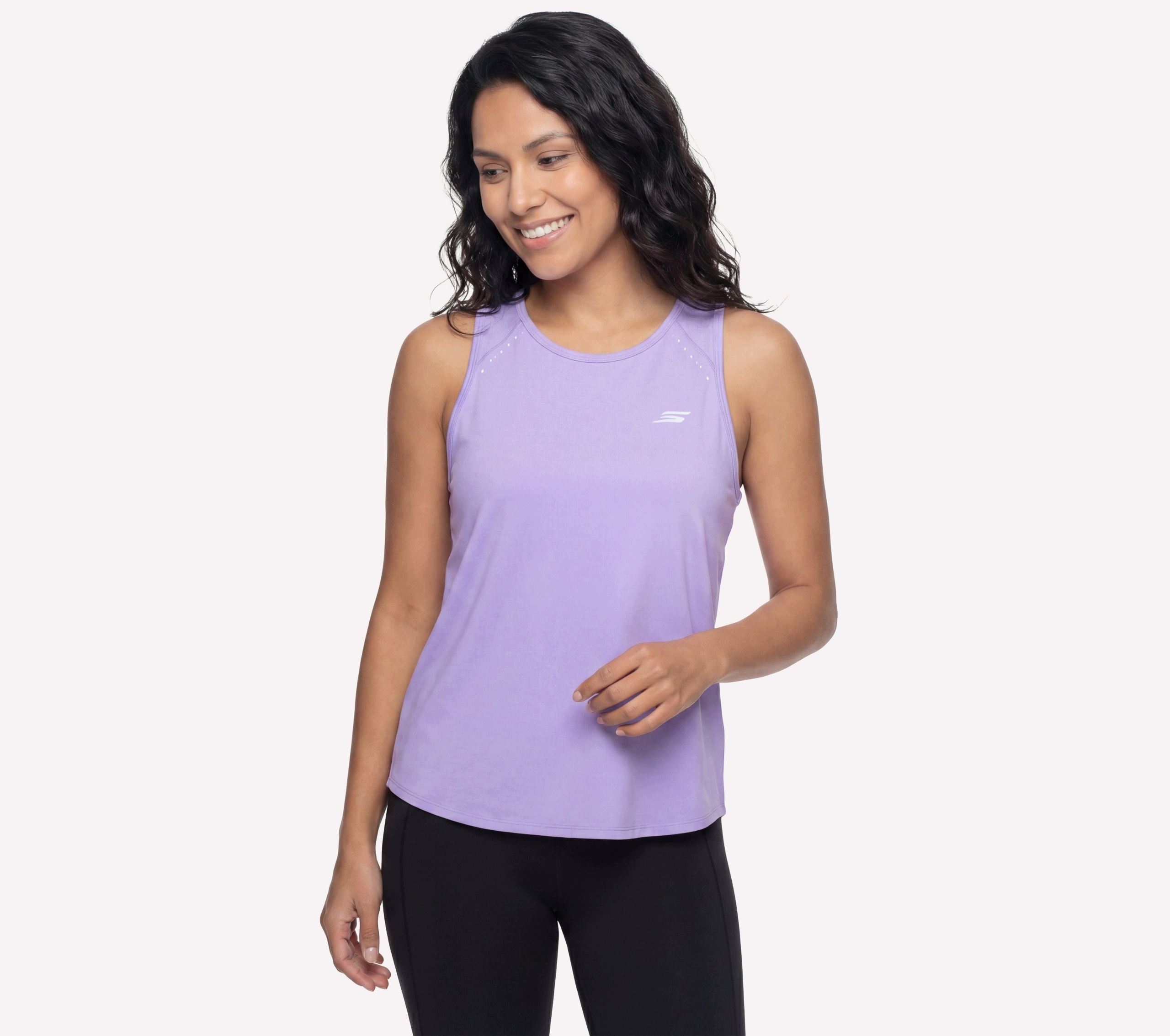 Tričko Skechers Stride Performance Tank fialové TT68 Prcl
