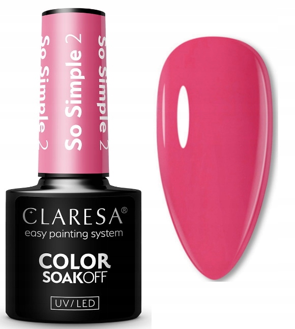 LAKIER HYBRYDOWY CLARESA So Simple styl BARBIE #2