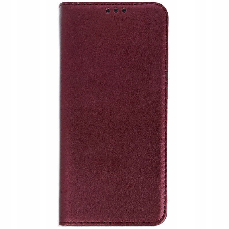 Apple iPhone Air (2025), Etui z klapką na bok, podstawka, Magnet Book, bordowe