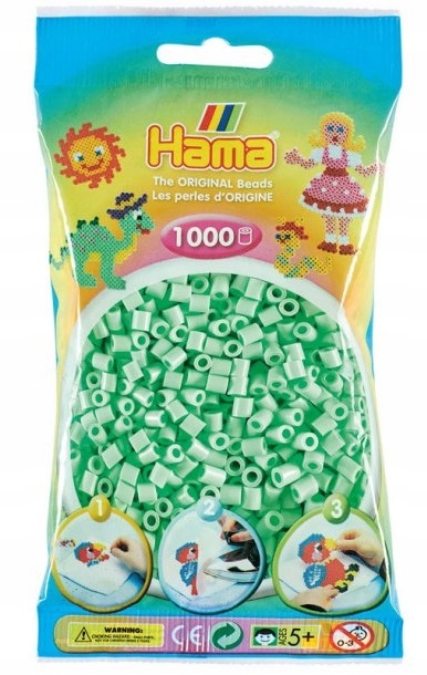 

Hama MIDI 1000 Koraliki 20798 Kolor Jasny Miętowy
