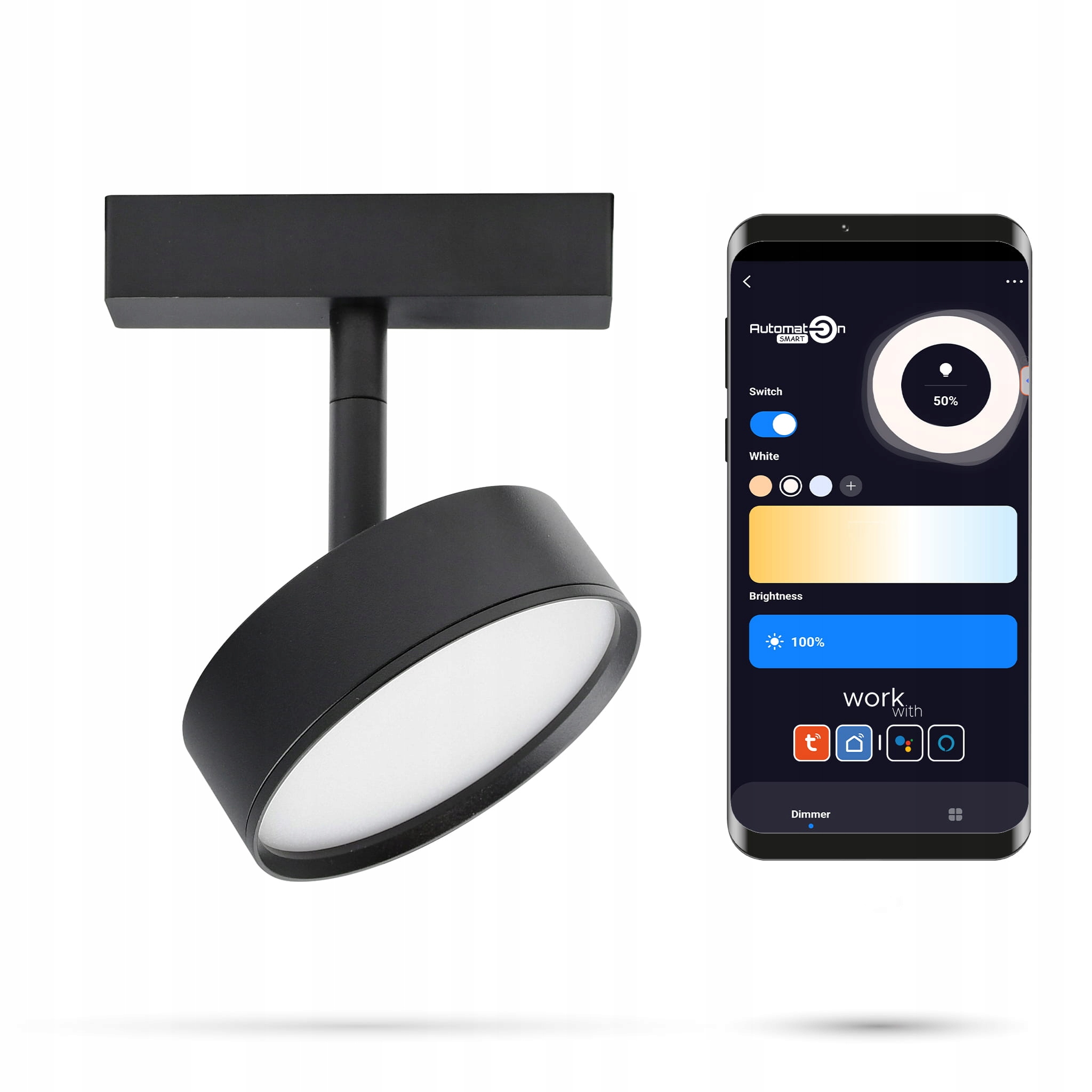 Reflektor Zigbee Tuya Flood 9W 9BF1 Slimtrack FiberFLEX 48VDC stmievateľný