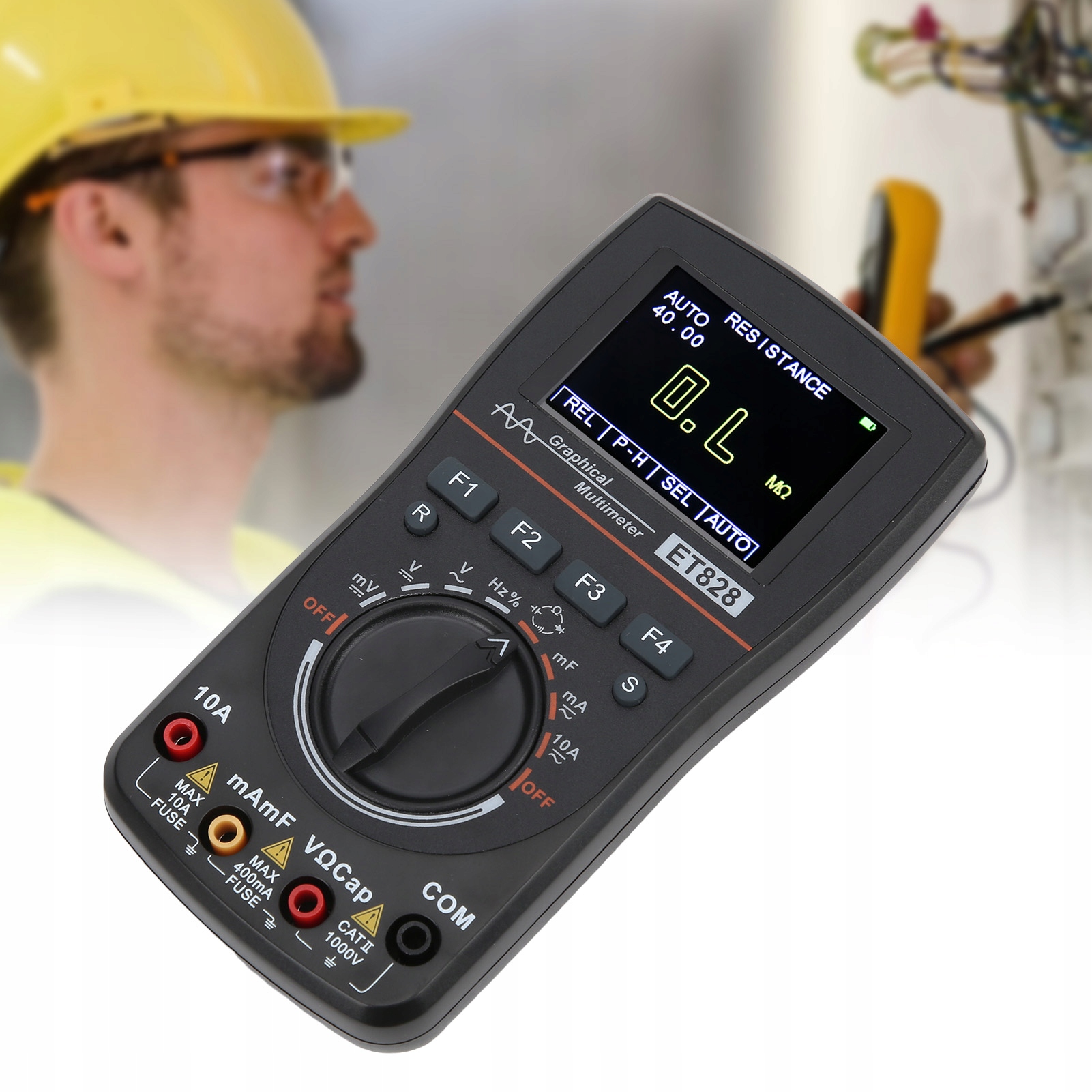 ET828 MULTIMETR MIERNIK CYFROWY OSCYLOSKOP Marka inna