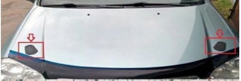 ZAPINKI MASKI x2 BLOKOWANE D1 SANKO AERO CATCH Numer katalogowy części Black KEY