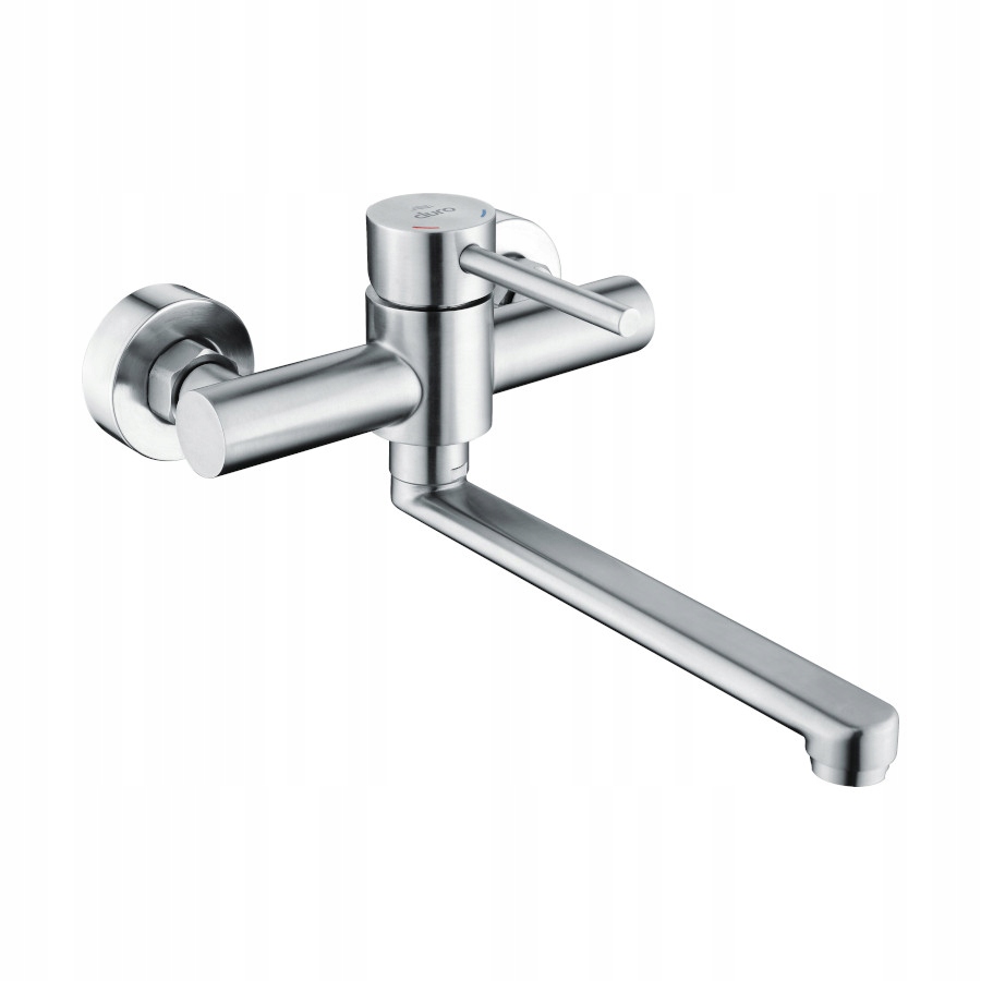 Bateria Zlewozmywakowa Ścienna Duro Acero 20 CM stal nierdzewna inox