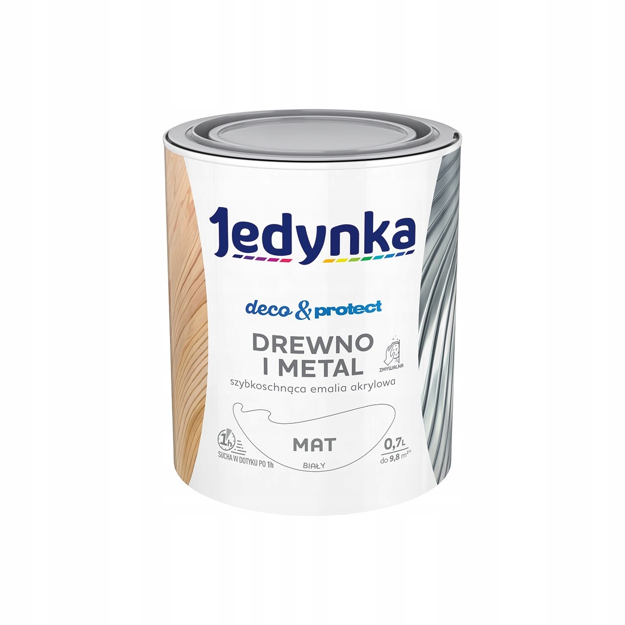 

Jedynka D&p Drewno i Metal 0,7l Biały Mat