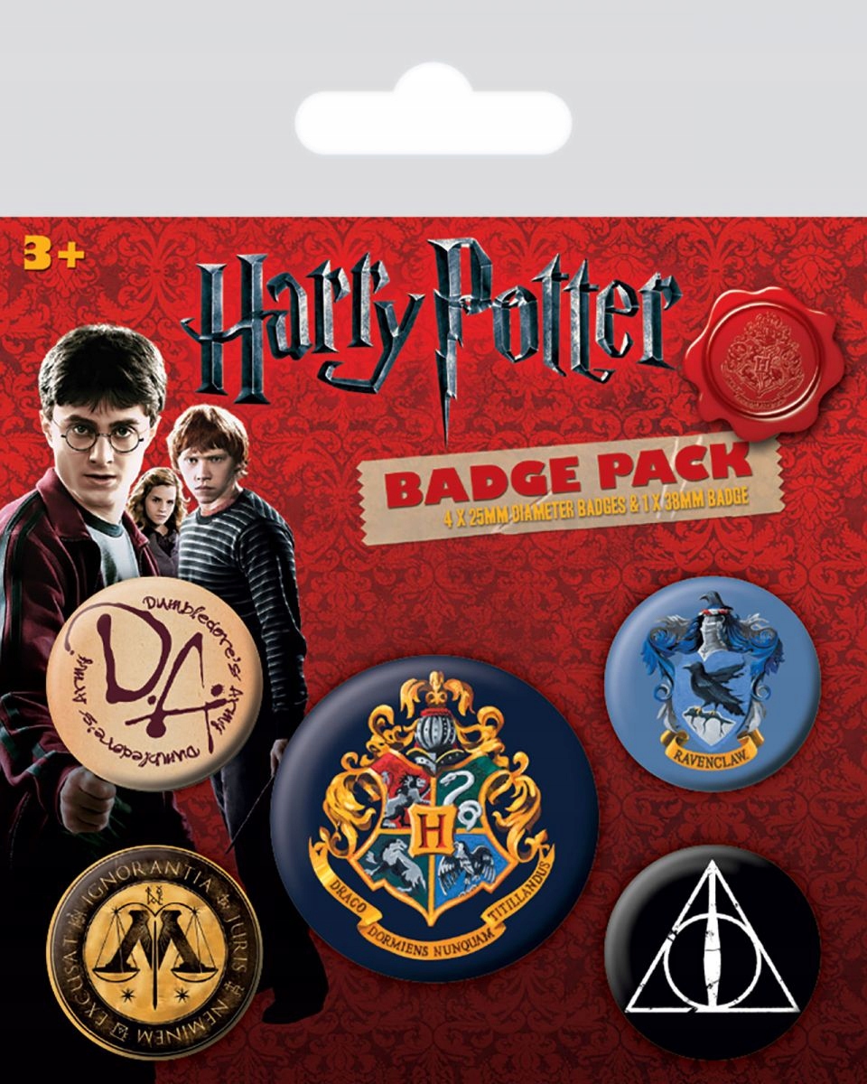 

Harry Potter Hogwart przypinki z filmu