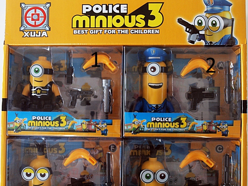 Figurki MINIONKI 6 - 9 cm nowe PL 6 rodzajów Kod producenta 1232