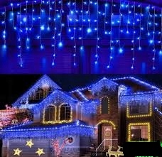 

Sople Zewnętrzne Niebieskie Lampki 500 Led Z Progr