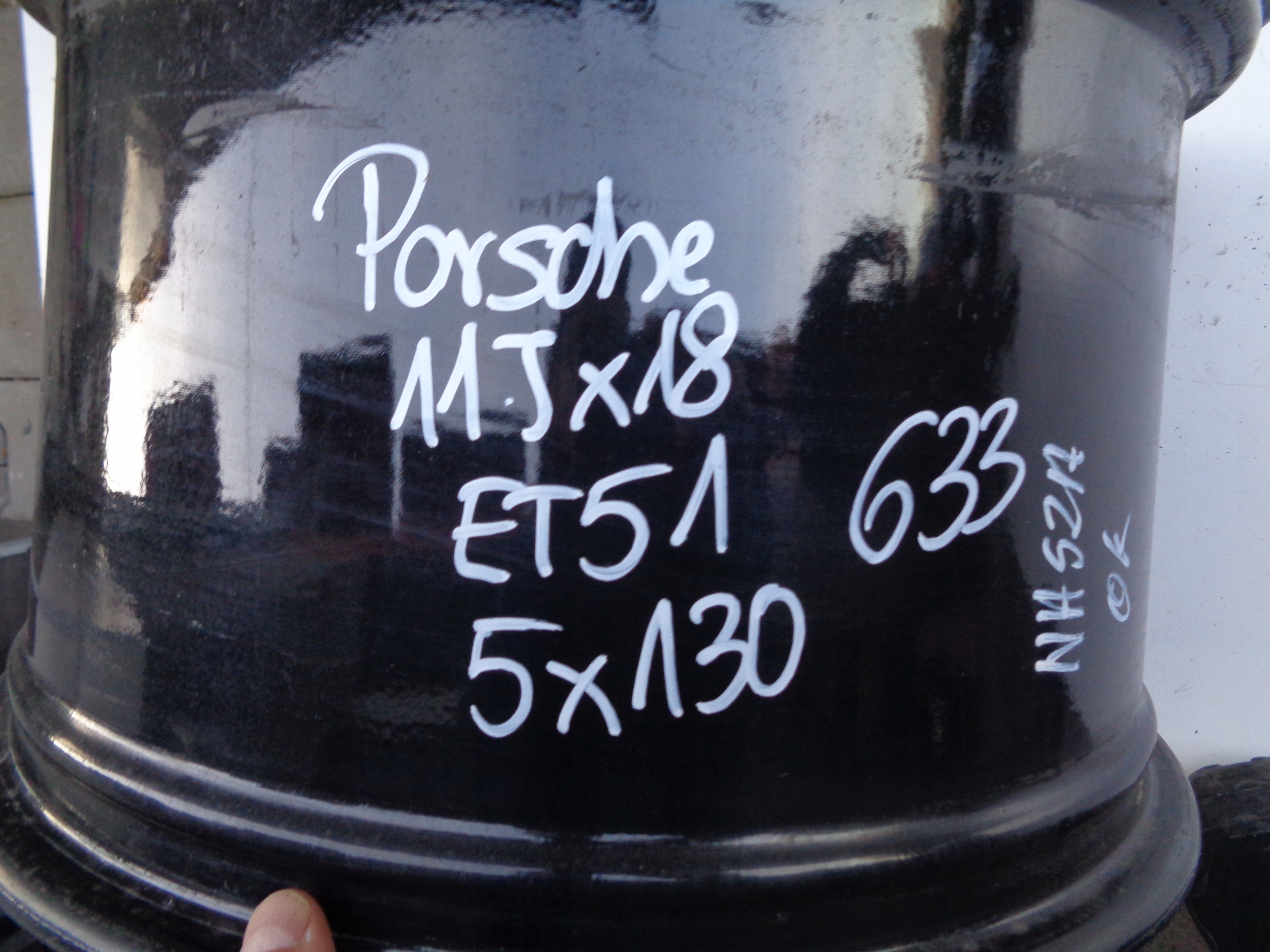 disk hliníkový PORSCHE 11JX18 ET51 5X130