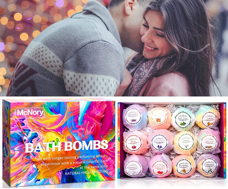 KULE DO KĄPIELI SPA ZESTAW PREZENT WALENTYNKI Waga 840 g