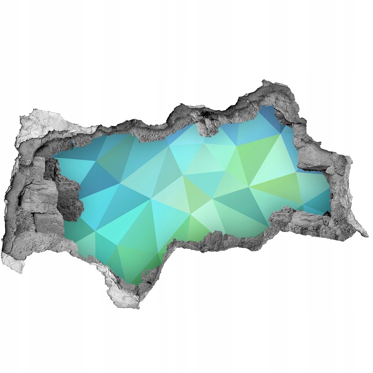 

Dziura w ścianie Naklejka Abstrakcja tło 115x88