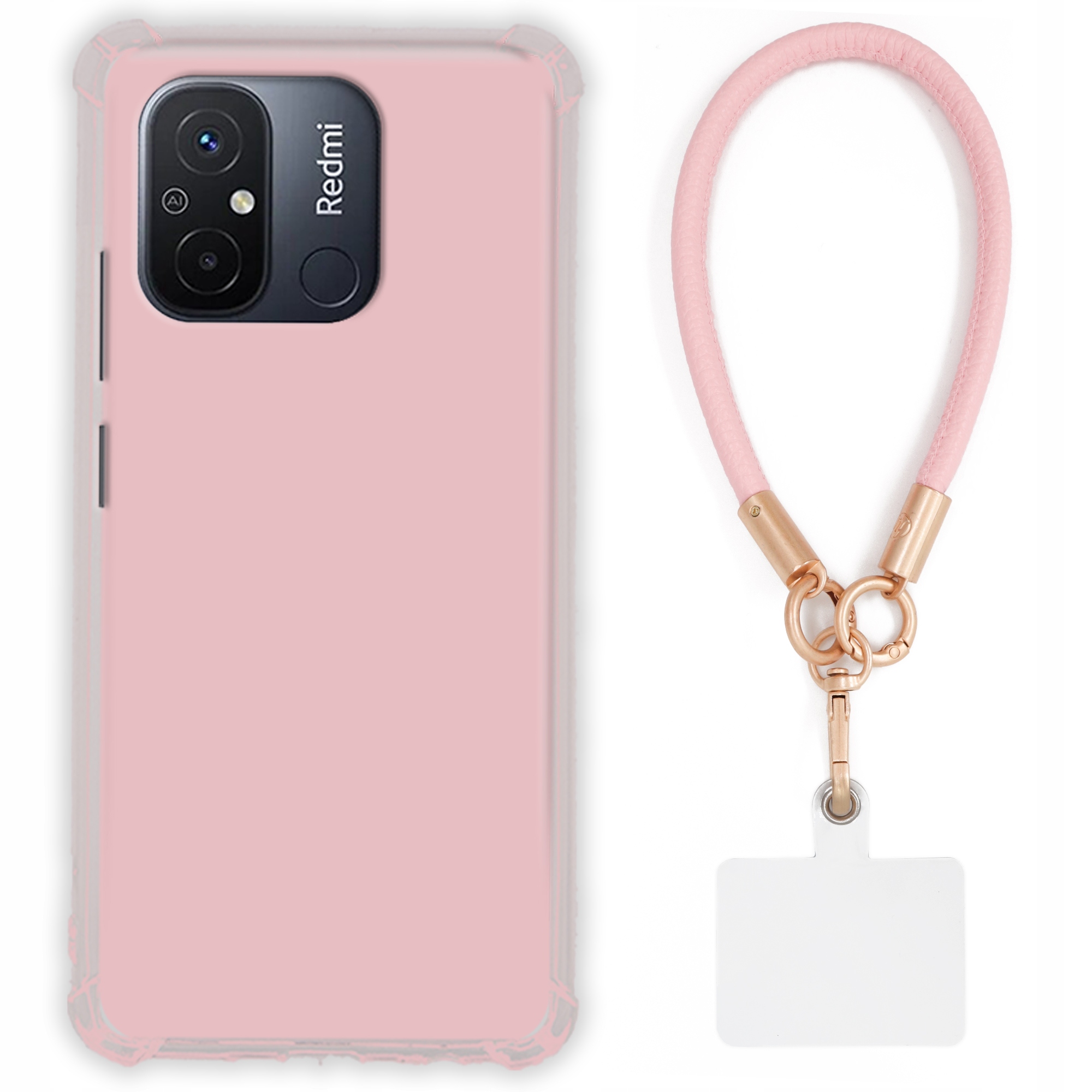 Puzdro Pre Xiaomi Redmi 11A Case Antishock Pinky Ružové vodítko Sada Odolné