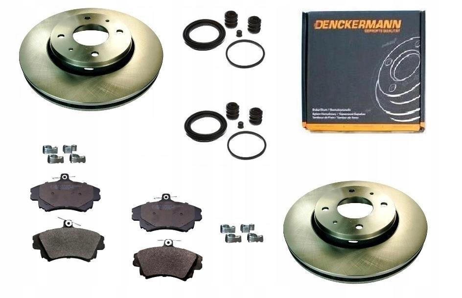 Kotouče Reperaturní Kostky Volvo S40 V40 I 1997-2004 Přední Sada 281 MM