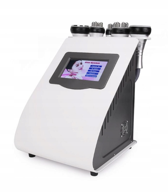 Kosmetický kombajn 7v1 Rf Bipolární Tripolární Kavitace 40kHz Endomasáž