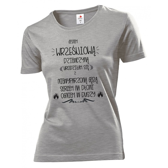 

Koszulka damska Wrześniowa dziewczyna XL