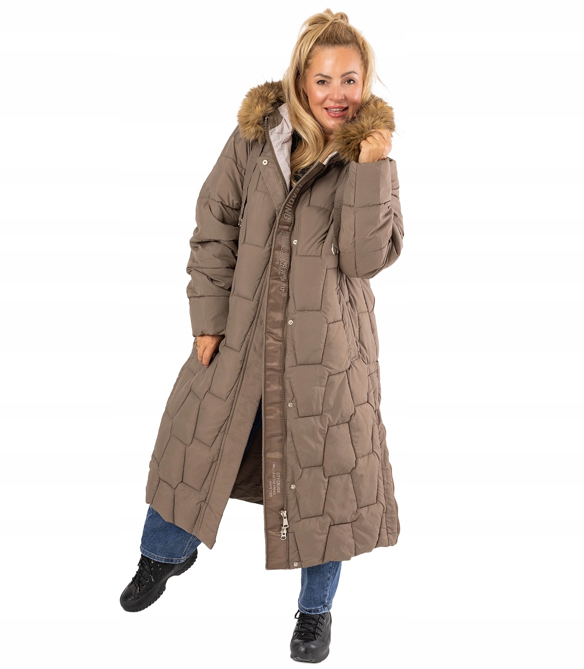 Dlouhá prošívaná zimní bunda Urban Long Puff S