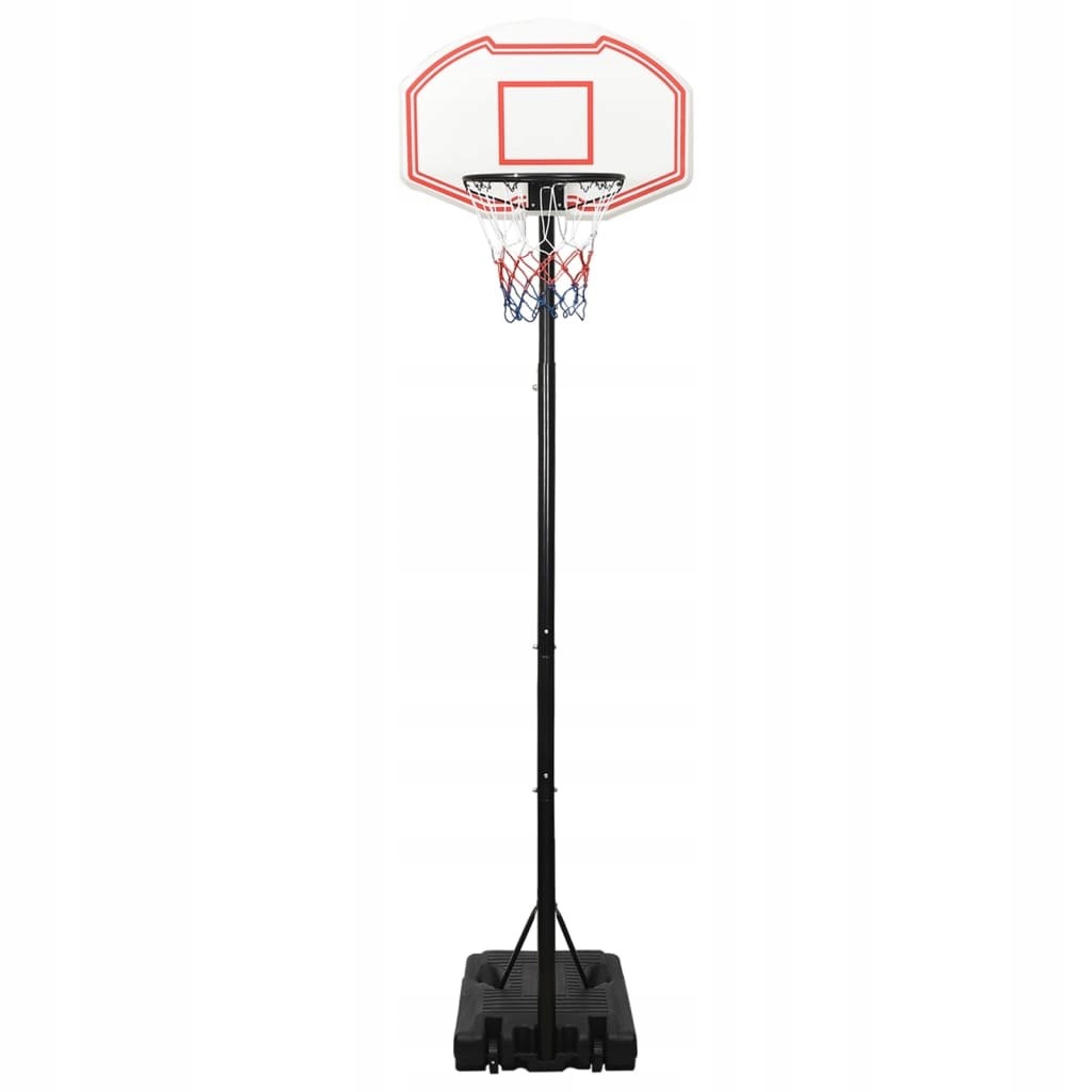 STOJAK DO KOSZYKÓWKI BIAŁY 282-352CM POLIETYLEN Marka VidaXL