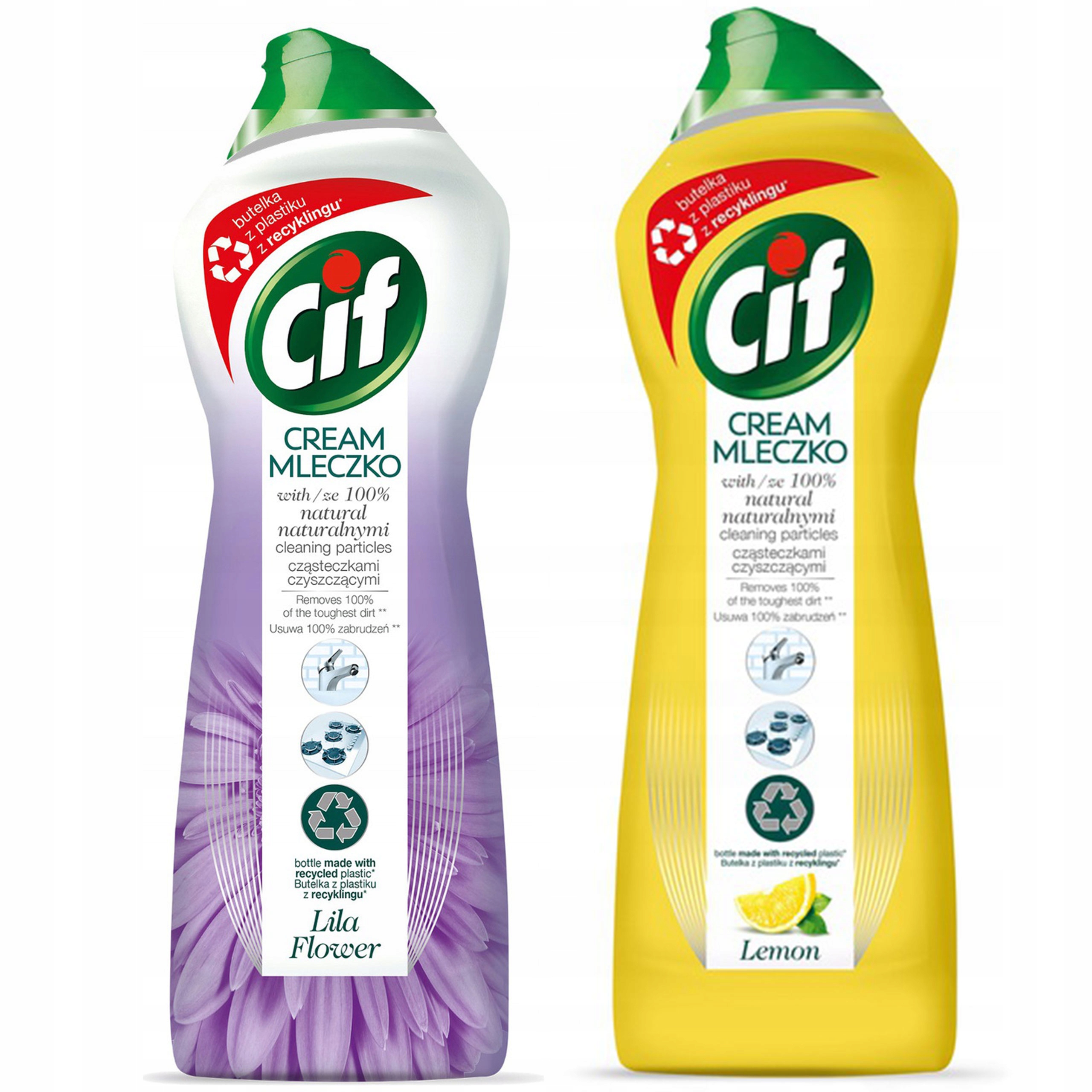 

Cif Cream Mleczko do czyszczenia MIX Zestaw 2x650