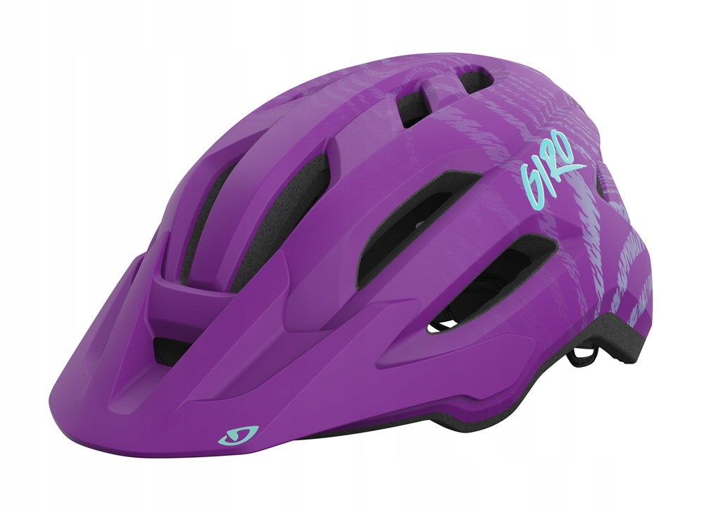 Kask rowerowy juniorski Giro Fixture II Matte Purple Ripple uniw